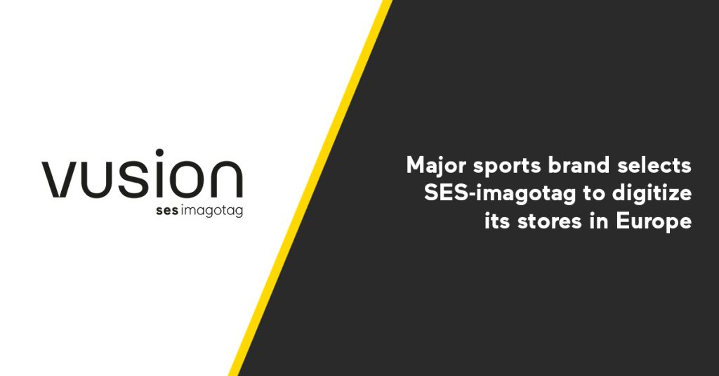 Major sports brands selected SES-imagotag for its stores in Europe