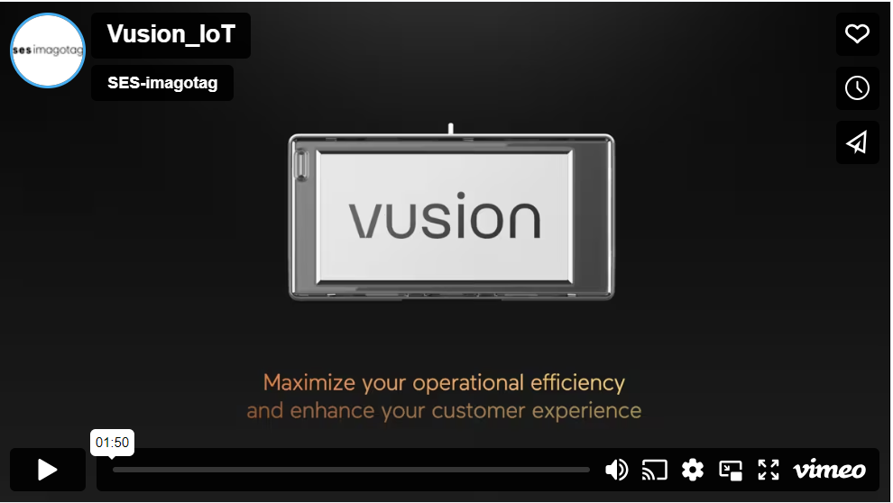 Discover our Electronic Shelf Labels (ESL) SESimagotag